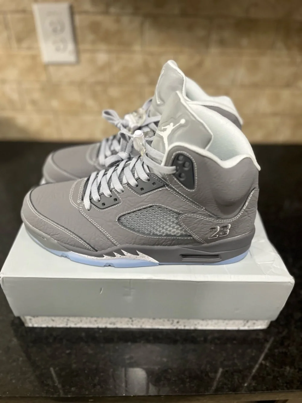 New Air Jordan 5 Wolf Grey – Good Condition – Clean 🔥